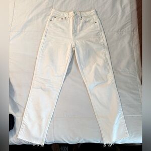 Topshop white jeans